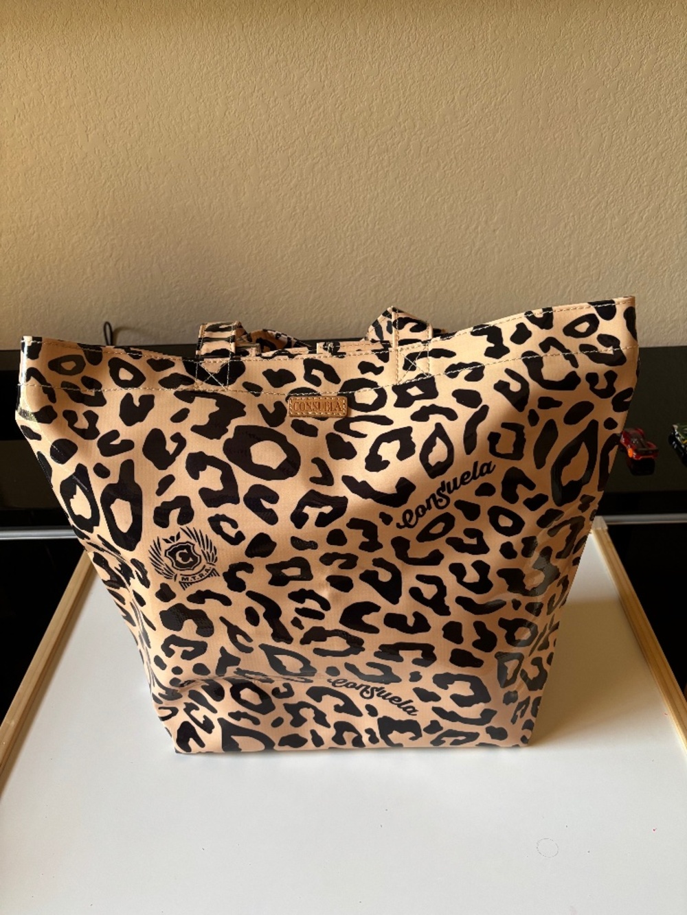 Consuela Puma Leopard  Print Tote Bag